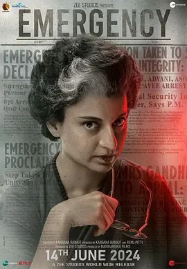 黑白魔女英迪拉 Emergency (2025)百度网盘1080P高清免费印度电影资源